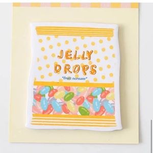 $1 Jelly Drops sticky Note pad. New. $1 IF BUNDLED WITH $10 ORDER OR MORE.